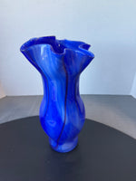 Cobalt Blue Handkerchief Vase