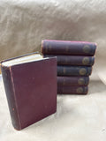 6 Books Of The History Of the Decline And Fall Of The Roman Empire By Edward Gibbon c.1900 * Vol 1,2,4,5,6,7 *