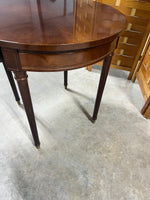Round Accent Table with Drawer