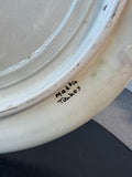 Turkish Hand Painted Boho Large Ceramic Platter or Tray