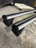 Pair of Volvo Load Carriers with Integrated Rails Roof Rack with Keys & Installation Tool