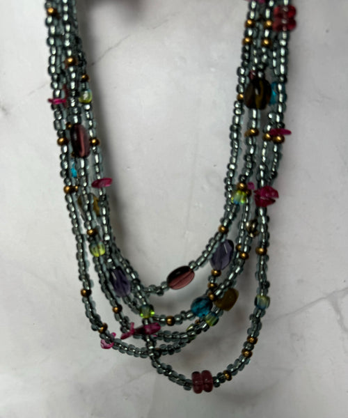 Coldwater Creek Jeweltone Multi-Strand Beaded Necklace