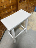 White Painted Stool
