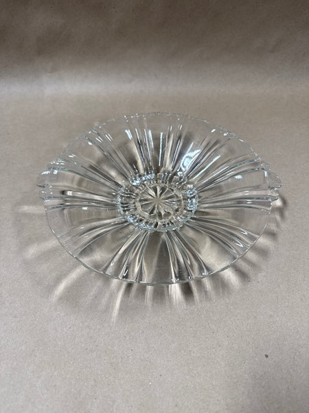(B) Clear Anchor Hocking Glass Candy Dish