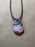 Glass Pendant on Cord
