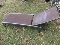 A-Bronze Tone Lounge Chair