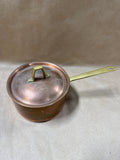 (D) Paul Revere Copper Sauce Pot With Brass Handles