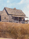 Old Cabin in Wheat Field Print by Jim Harrison; Signed
