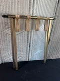 Brass Vintage Folding Luggage Rack