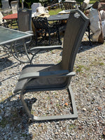 Patio Dining Set - Glass Top Rectangular Table + Four Matching Chairs