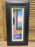 Striped Sofa Over Central Park by Dale Huebner; Signed