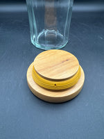 Glass Pasta Jar With Wooden Lid