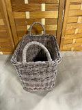 Wicker Basket with Side Handles (J)