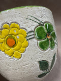 Bitossi Style Italian Floral Planter