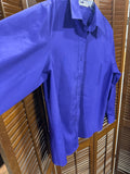 Women’s SIZE 12 Purple Foxcroft Button Up Blouse