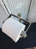 Brushed Nickel Free Standing Toilet Paper Roll Holder