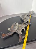 Metal Fish Wall Sculpture; Signed