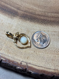 14K Gold & Pearl Pendant