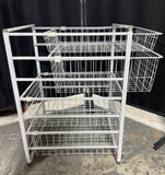 Closet Maid Style White Wire 4-Drawer Storage Unit