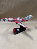 Danbury Mint Wisconsin Badgers Boeing 727 Team Plane Model ** READ DESCRIPTION **