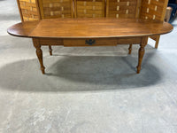 Ethan Allen Drop Side Coffee Table with Drawer