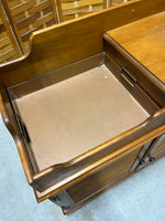 Vermont of Winooski Dry Sink, on Casters, with Removable Copper Tray