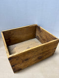 Vintage Handmade Wooden Crate