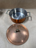 (C) Paul Revere Copper Stock Pot With Brass Handles
