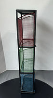 Metal Wire 3-Slot Hanging Storage Rack with Tilting Baskets