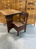 Antique Child's School Desk with Chair