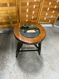 Hitchcock Stool, Black with Duck