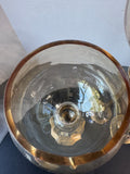 3-Piece Kirklands Charisma Amber Glass Candle Holders in Box