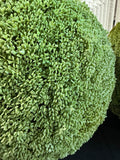 Pair of Faux Boxwood Decorative Topiary Spheres (B)