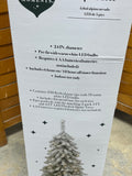 5 ft. LED Flocked Alpine Tree, Open Box