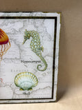 Glass Ocean Life Wall Decor With Box