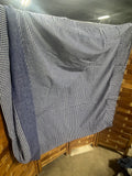 Blue and White Table Cloth, 8 ft x 5 ft 7 in
