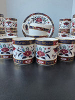 28-Piece Royal Worcester England Prince Regent Fine Bone China Tea Set