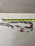 Chico’s Layered Wire Necklace with Floating Beads