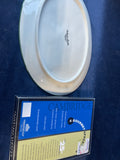 Fish Plate and 4 Stainless Steel Gourmet Spreaders