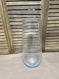 Large Clear Glass Vase