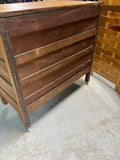 Antique Three Drawer Dresser on Casters