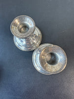Pair of Sterling Silver Weighted Candlesticks