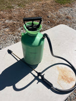 Statesman Home & Garden Sprayer, about half full of liquid