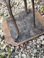 Wrought Iron and Wood Plant Stand, Project Piece
