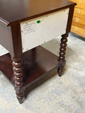 Single Drawer Nightstand with Spindle Legs