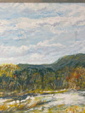 Virginia Wetlands Painting by Local Artist, Ginger Olansen; Signed