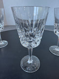 4-Piece Gorham King Edward Crystal Water Goblets