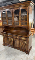 Thomasville Two Piece Lighted Hutch