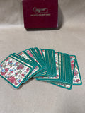 (D) Floral Playing Cards With Box