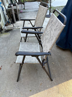 Pair of Sturdy Folding Outdoor Chairs *Two Pairs Available
